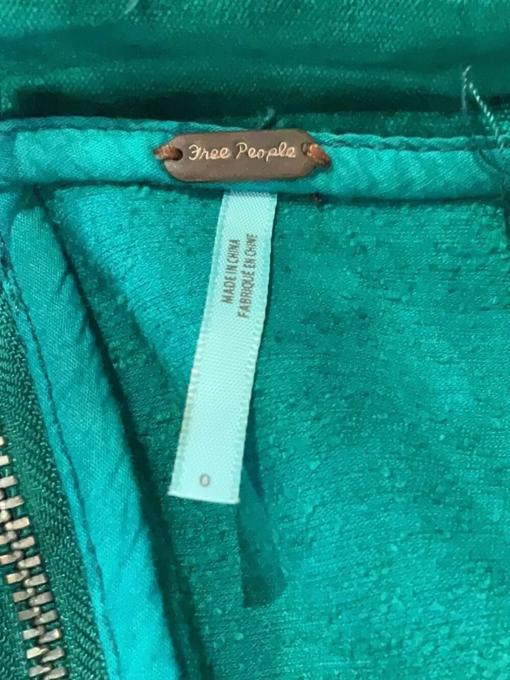 Free People Casual Corduroy Green Skirt Size 0